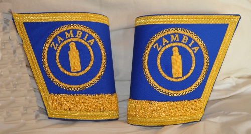 Craft Provincial / District Gauntlets with Badges [Pair] - Click Image to Close